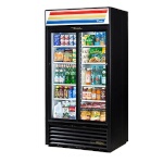 True GDM-33-HC-LD - Merchandiser, two-section, (2) glass sliding doors, powder coated exterior